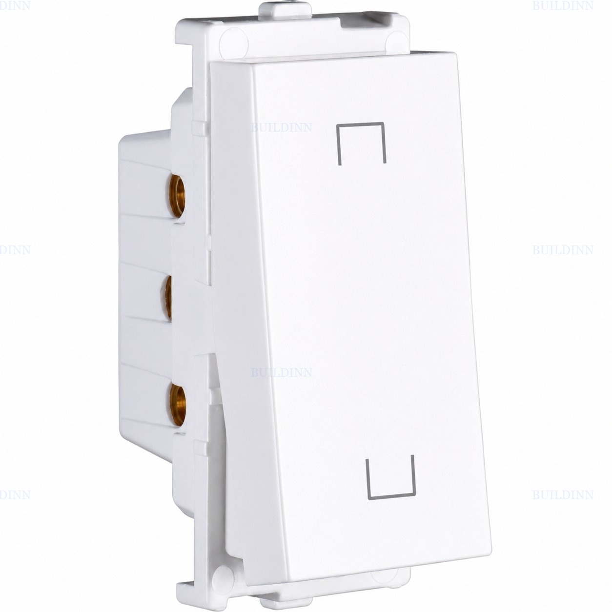 10A 2-Way 1M Modular Electrical Switch – White
