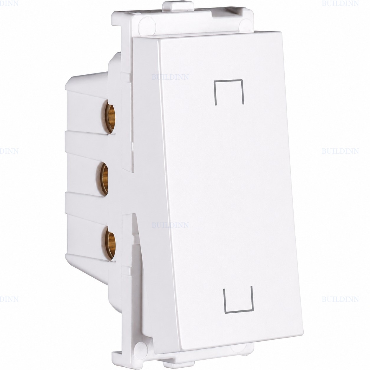 10A 2-Way 1M Modular Rocker Switch – White