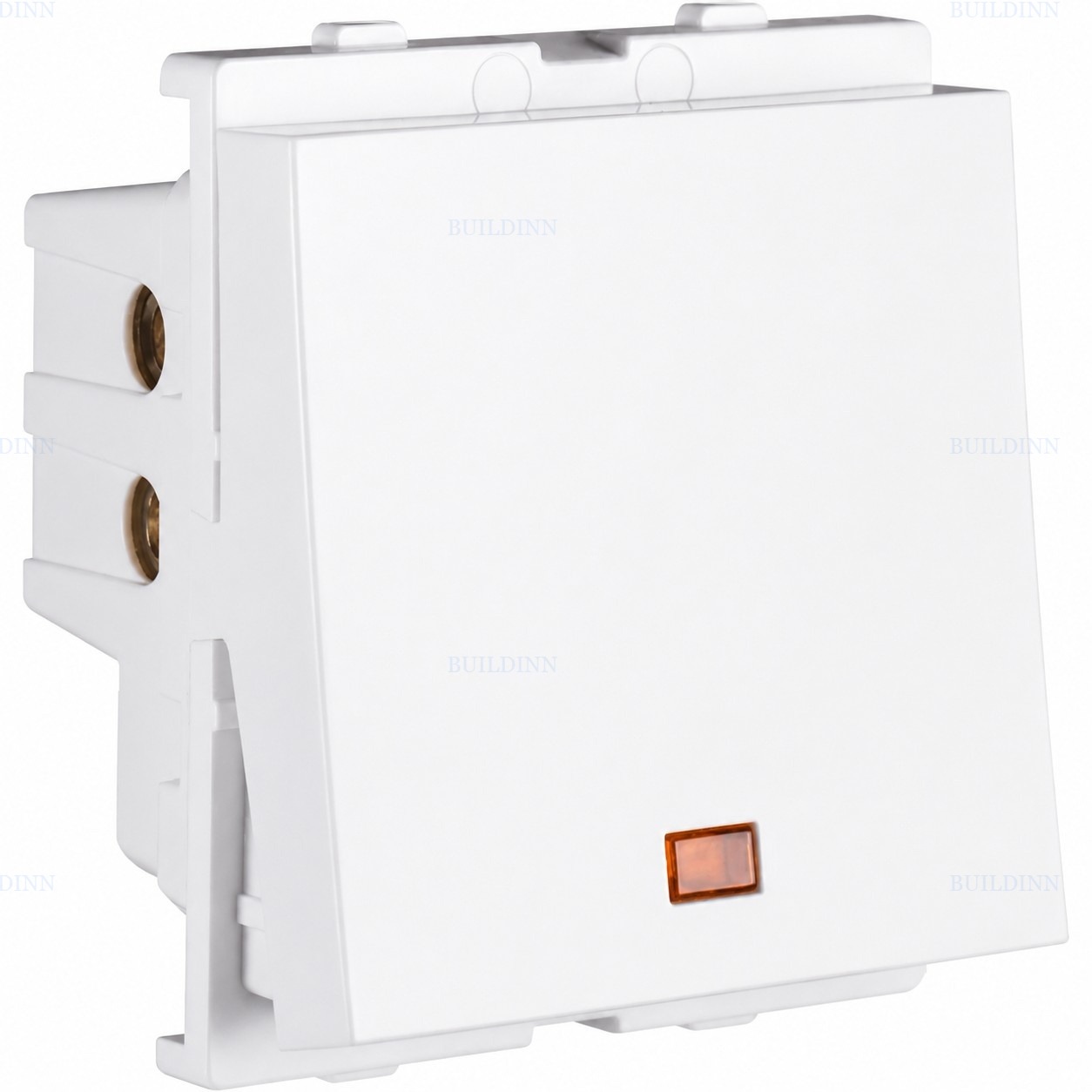 32A Double Pole 2M Modular Power Switch with Indicator – White