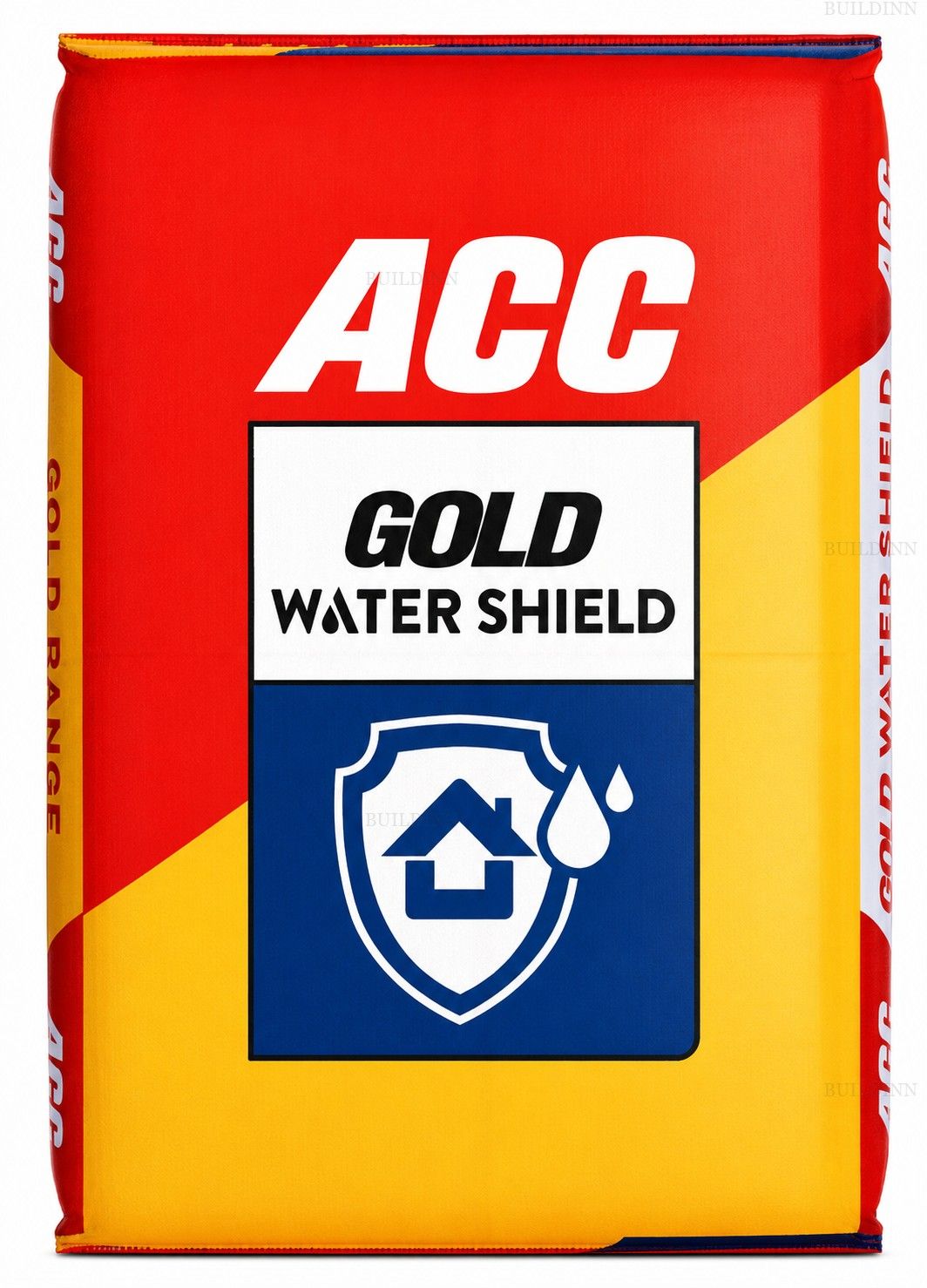 ACC Gold Water Shield Water-Repellent Cement – 50 kg Bag