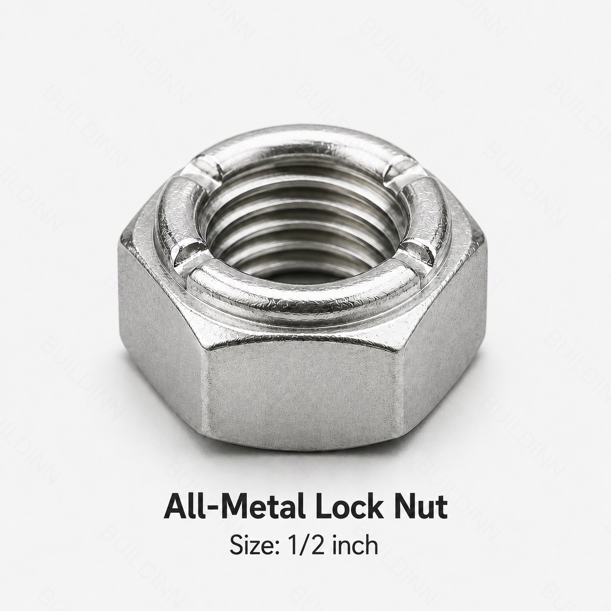 All-Metal Lock Nut – 1/2 Inch