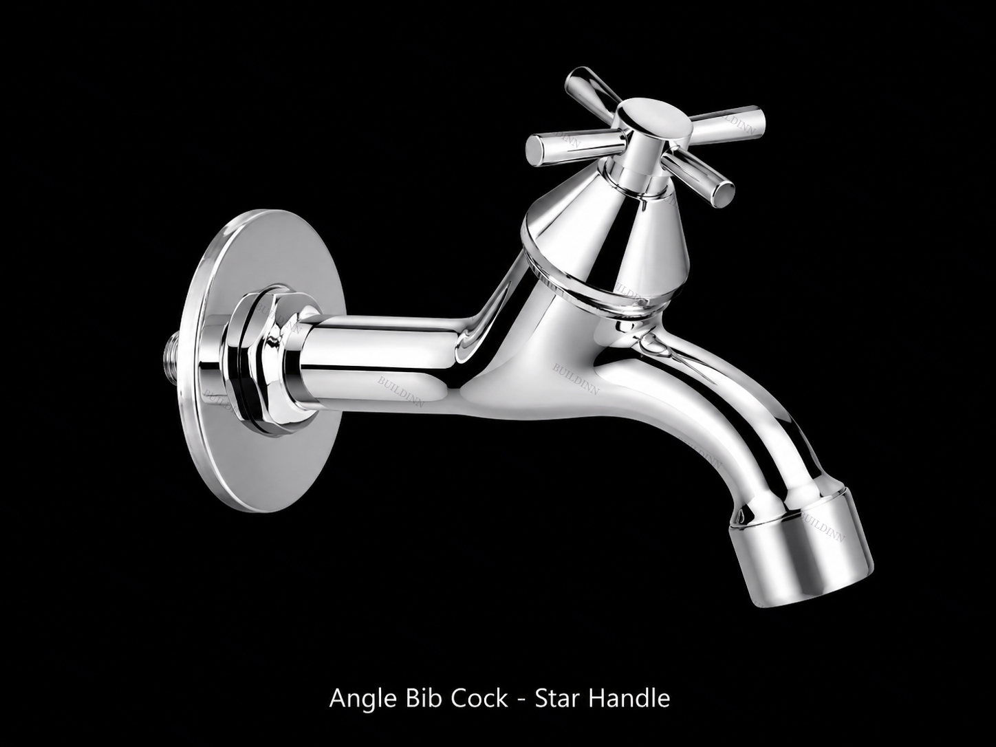 Angle Bib Cock – Star Handle "1/2"