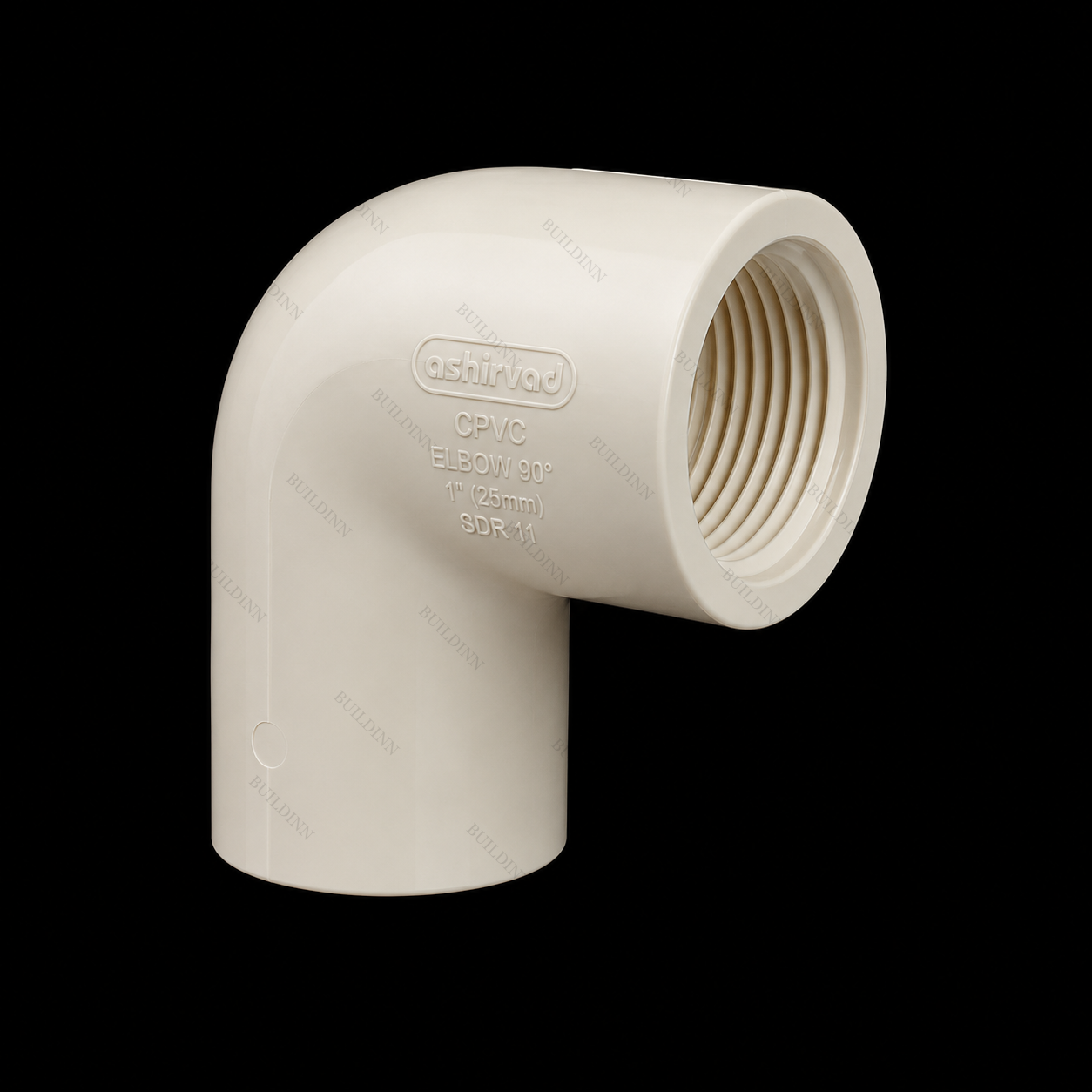 Ashirvad CPVC 90° Threaded Elbow – 1 Inch / 25 mm