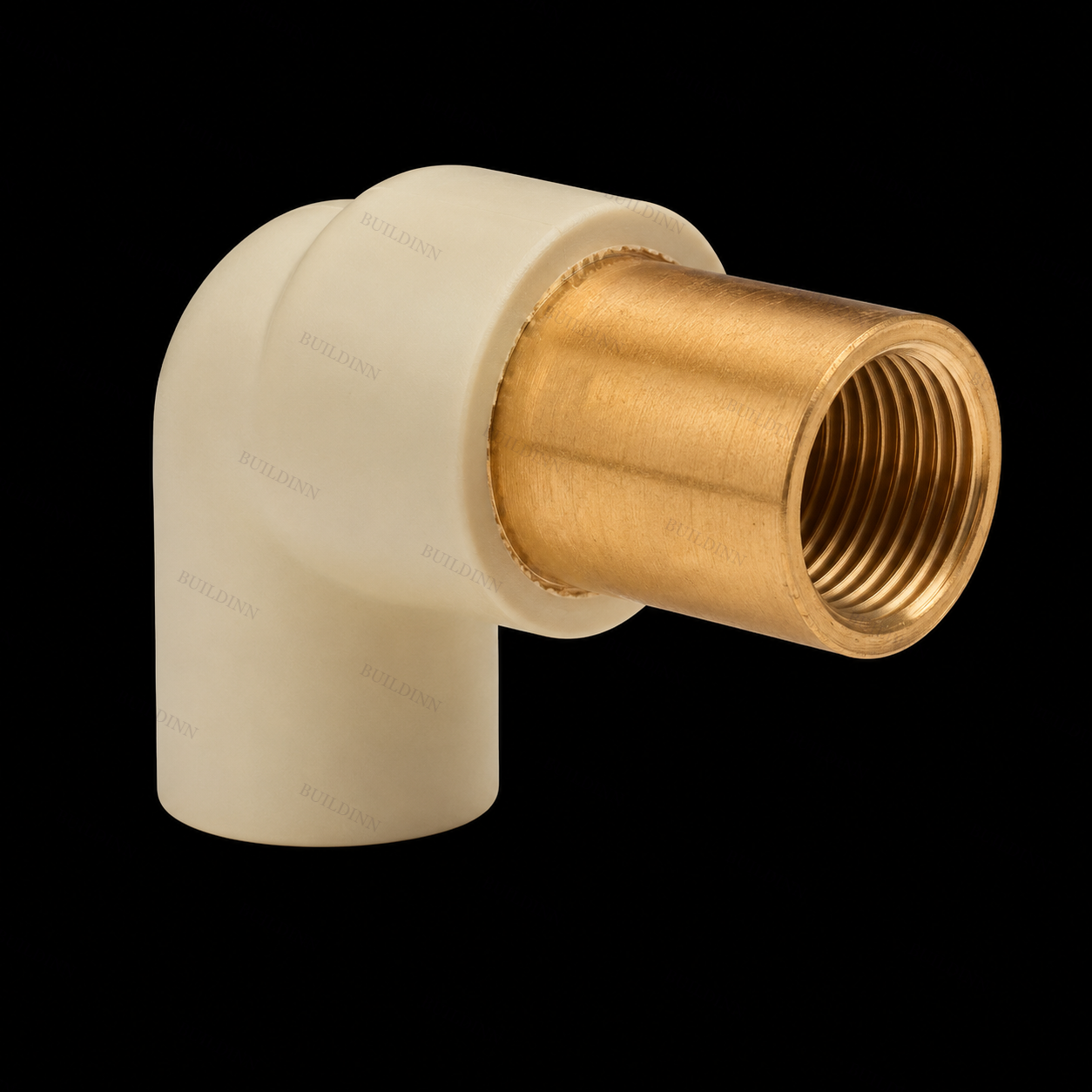 Ashirvad FlowGuard Plus CPVC Brass Female Extension 90° Elbow – 1½ Inch