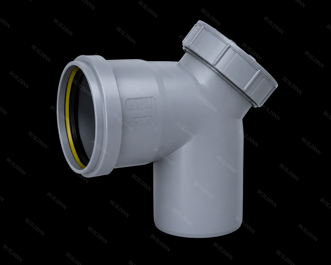 Ashirwad  SWR Bend 87.5° Door SWR 3 inch (75 mm) Ring Fit Fitting.