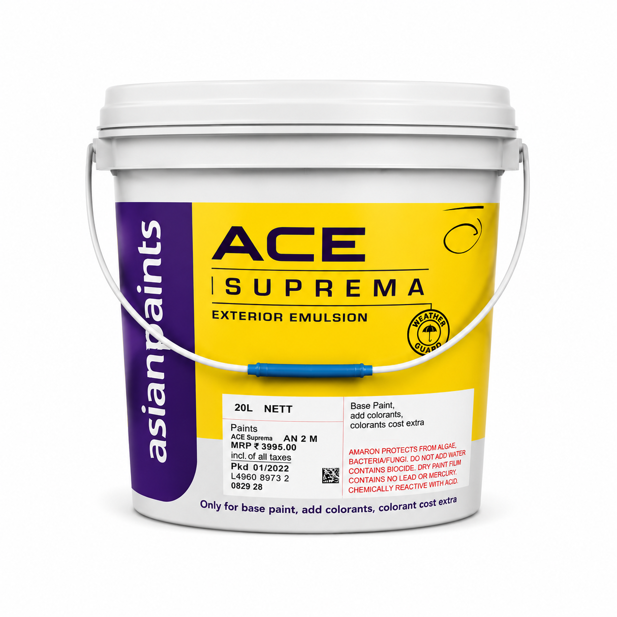 Asian Paints Ace Suprema Exterior Emulsion – 20 Litre