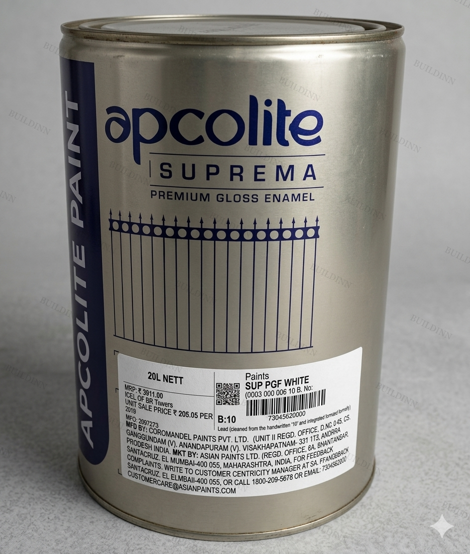 Asian Paints Apcolite Suprema Premium Gloss Enamel – 20 Litre