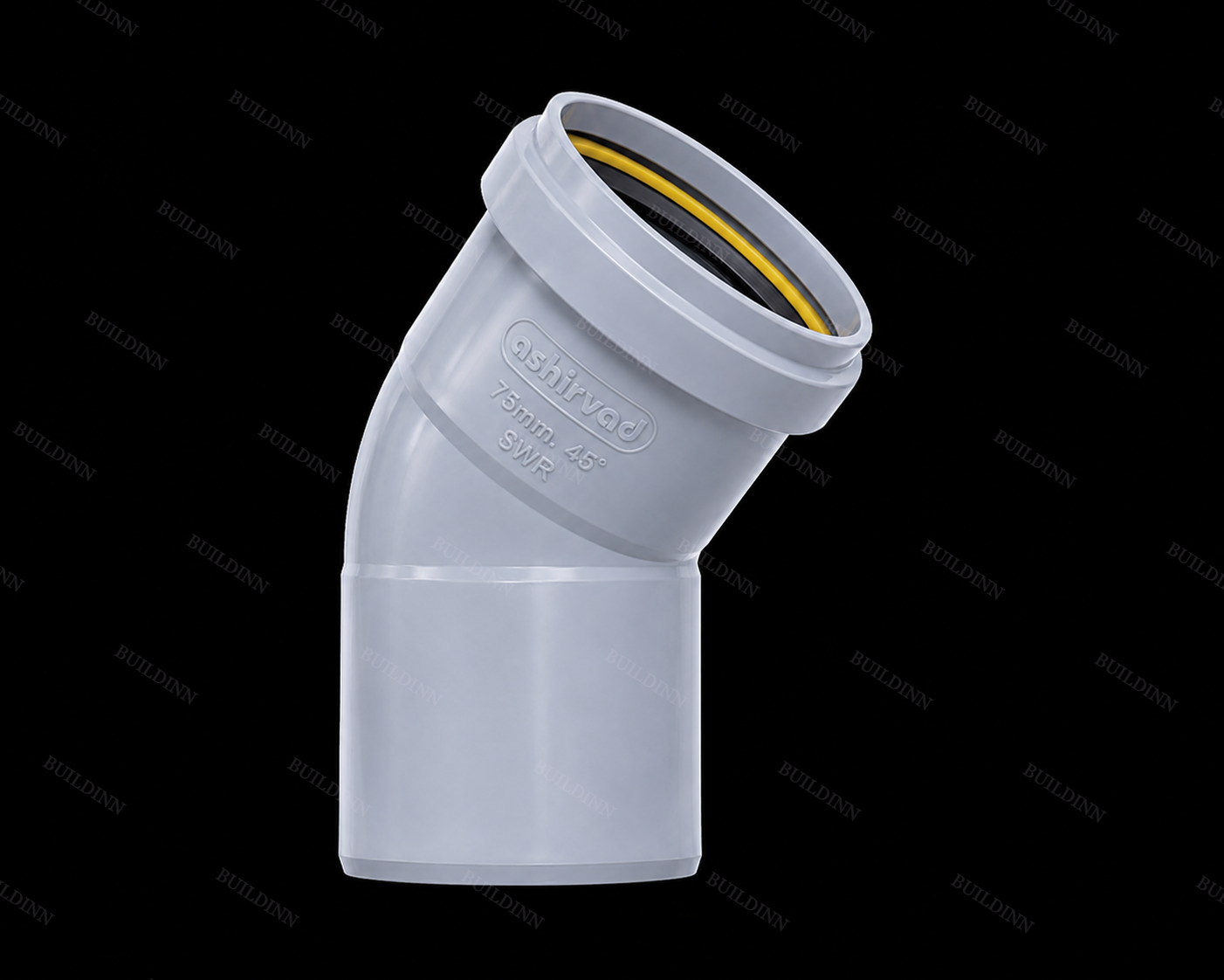 Bend 45° SWR 3 inch (75 mm) Ring Fit Fitting buildinn