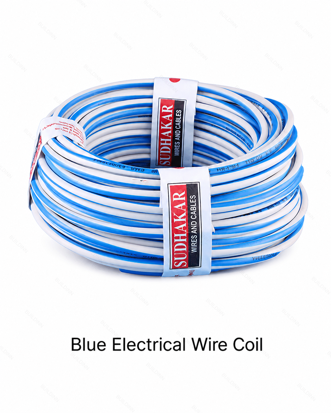 Blue Electrical Wire Coil 0.5 sq mm – Flexible PVC Insulated Copper Wire for Home, Office & Building Wiring