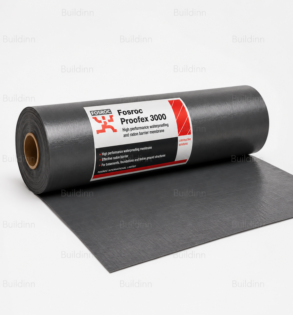Fosroc Proofex 3000 Self-Adhesive HDPE Waterproofing Membrane 1.5 mm – 1 × 20 m Roll