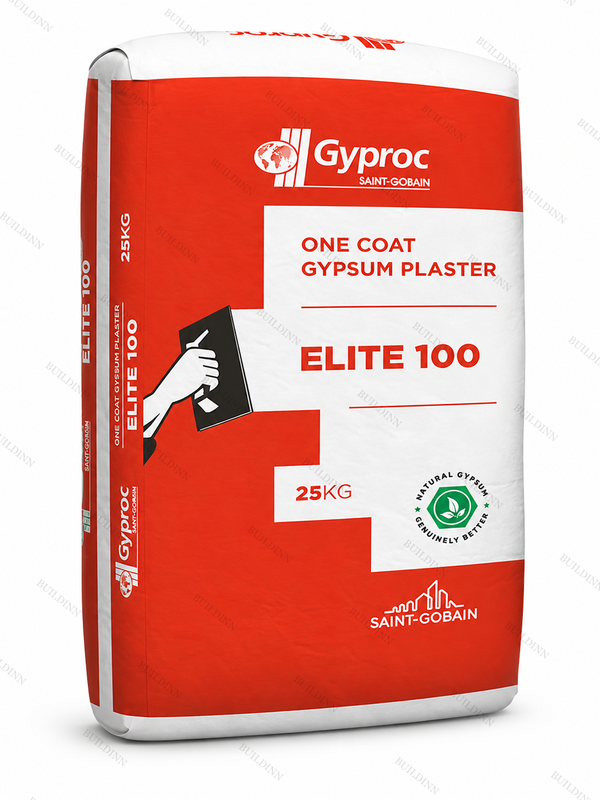 Gyproc Elite 100 One Coat Gypsum Plaster – 25 kg