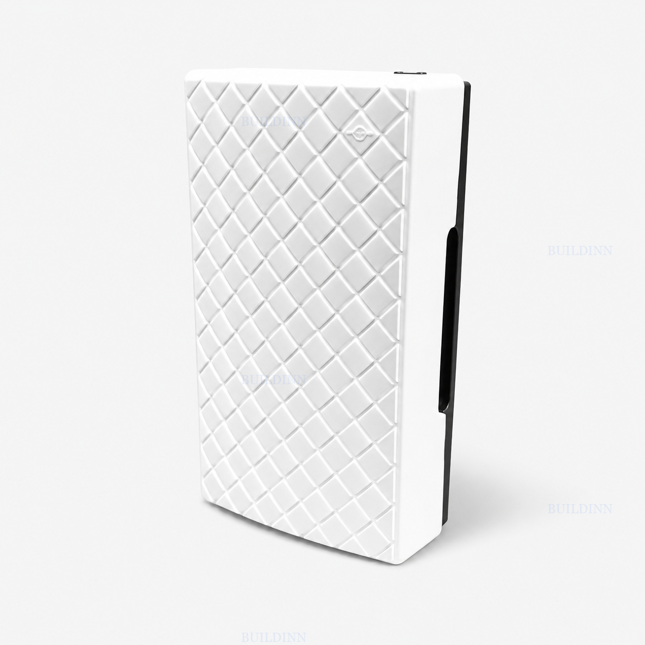 Maru Diamond Design Portable Flex Box Extension Board with Protective Cover – White & Black