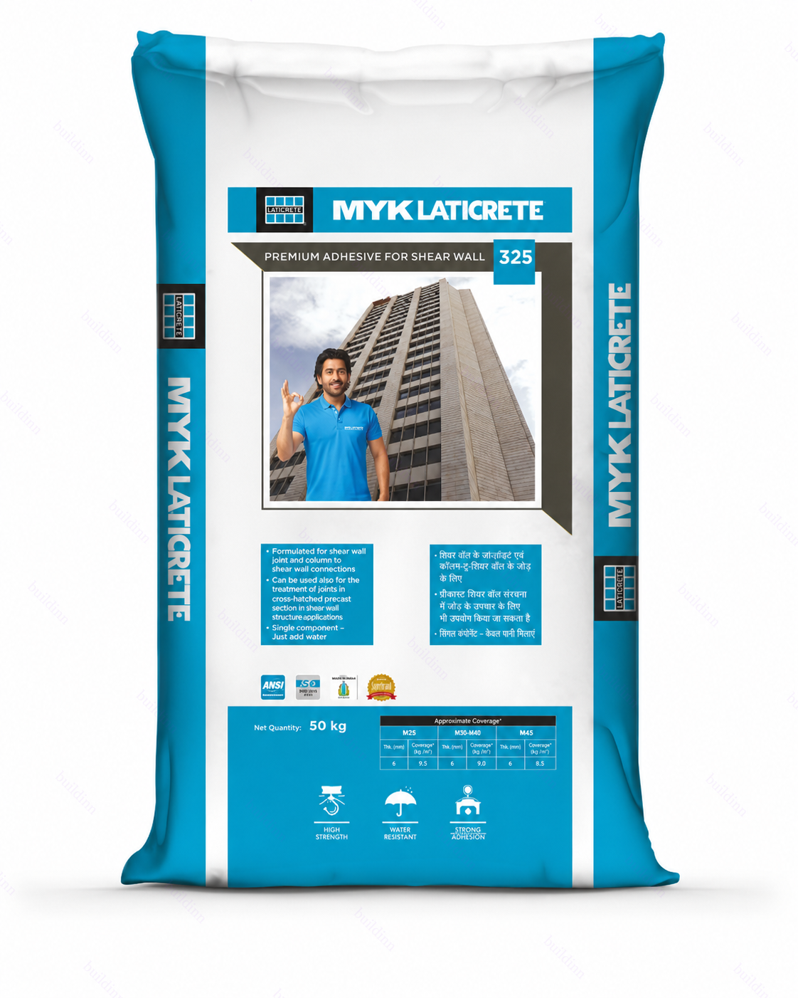MYK Laticrete 325 – Premium Adhesive for Shear Wall