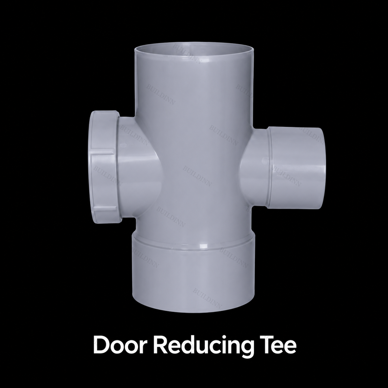 PVC SWR Reducer Door Tee – 110mm × 75mm & 4" × 2½" & 4" × 3"& 3" × 2½"  6" × 4"
