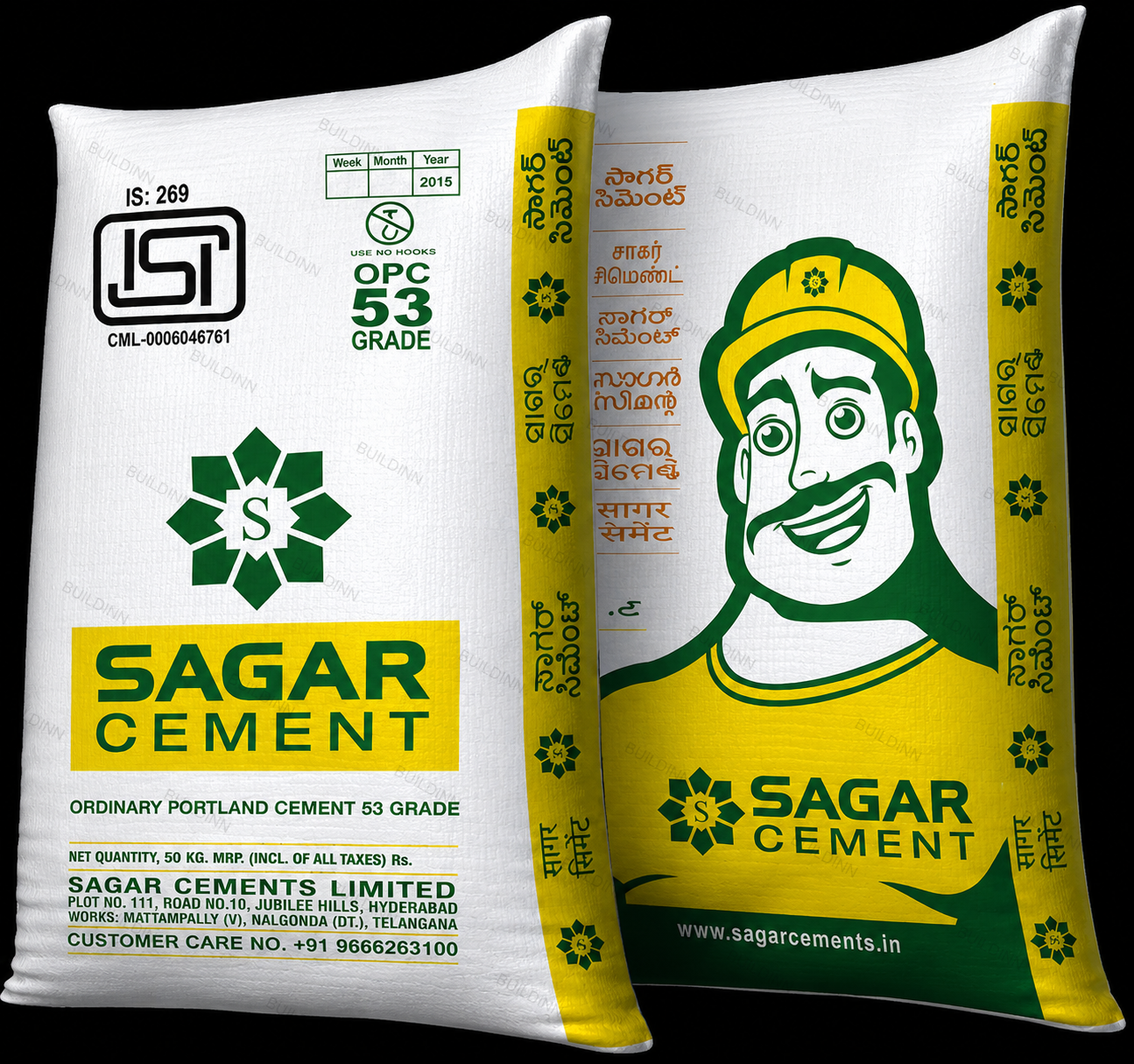 Sagar Cement OPC 53 Grade 50KG