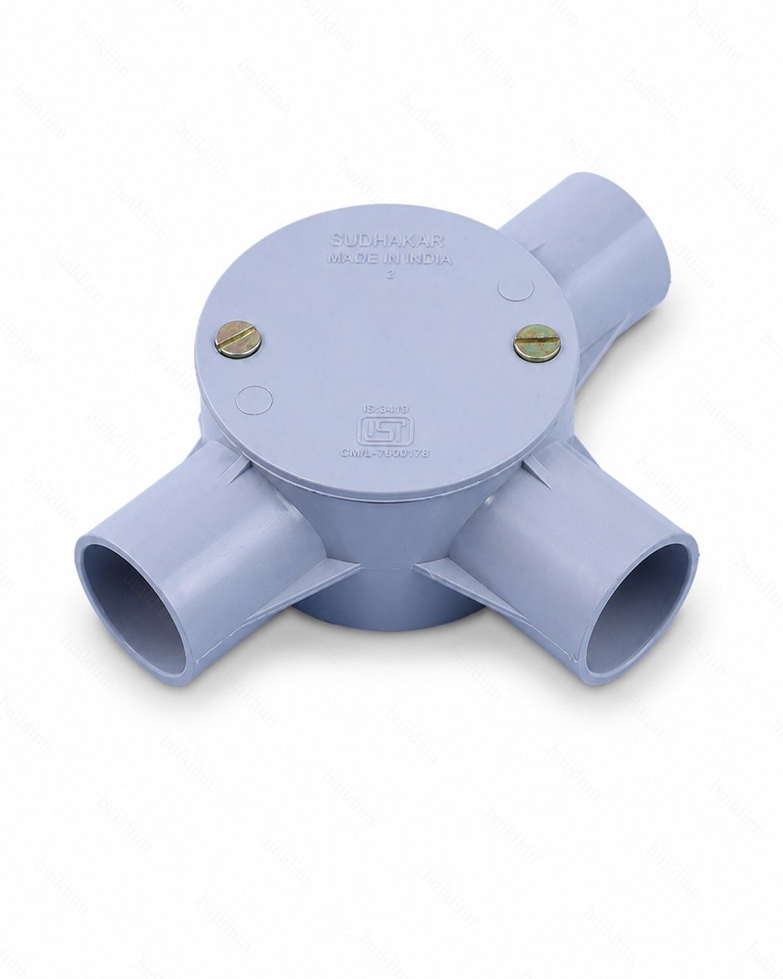 Sudhakar 3-way Pvc Electrical Conduit Junction Box -25mm